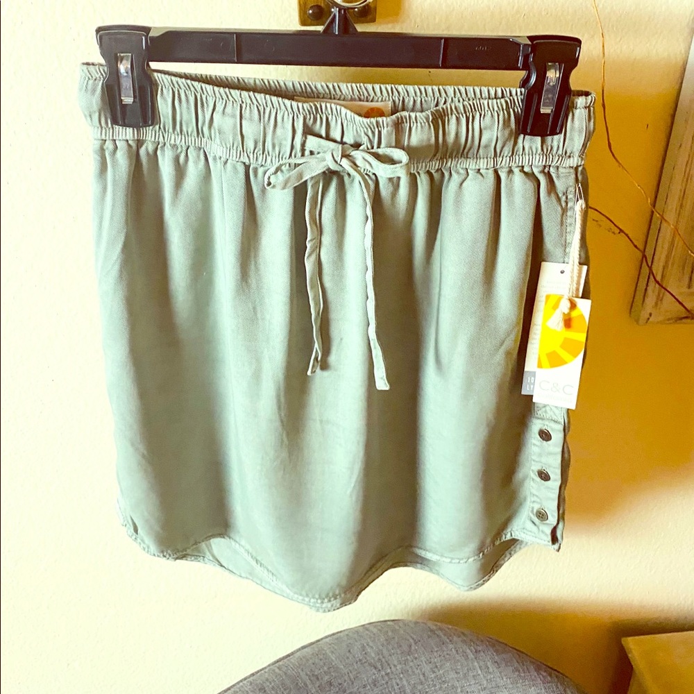 C&C California 100% Lyocel Skirt